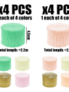 8 Pieces Of Crepe Paper Spiral Garland, Party Decorations, Party Scene Layout, Decorative Hangings, Creative Party Decorations - Image 2